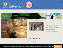 Tablet Screenshot of caprarola.info
